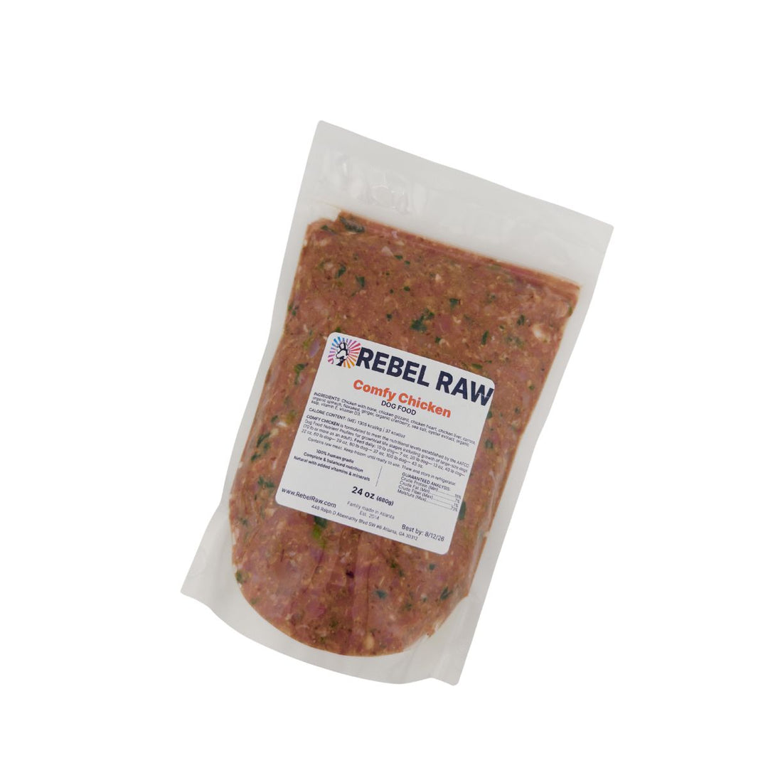 Rebel Raw Comfy Chicken Dog Food 24 oz