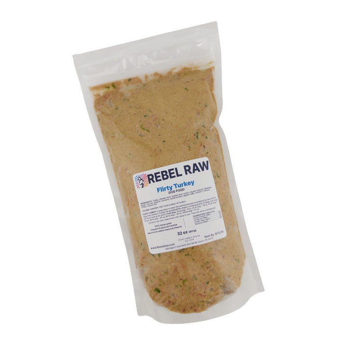 Rebel Raw Flirty Turkey Dog Food 32 oz