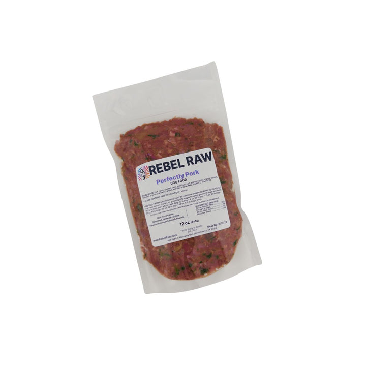 Rebel Raw Perfectly Pork Dog Food 12 oz