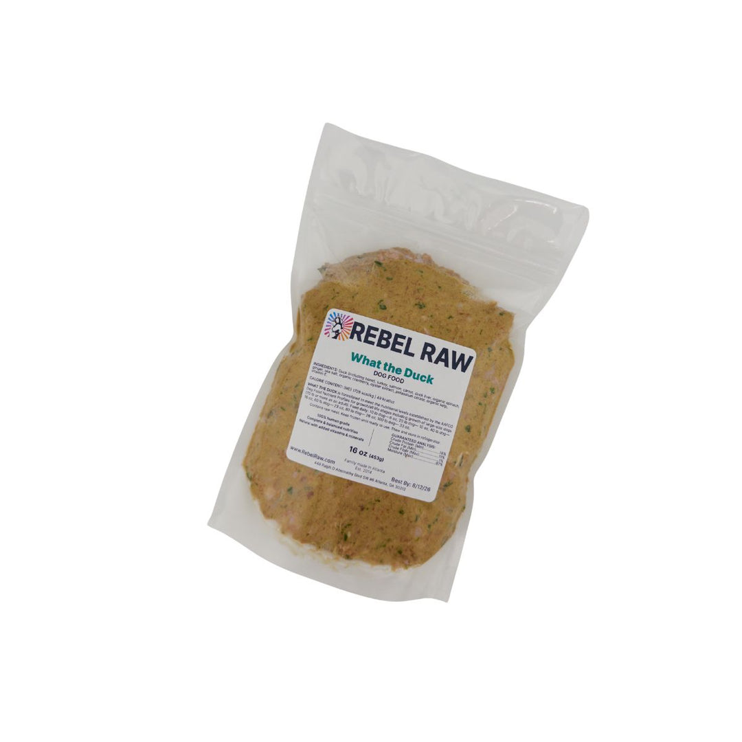 Rebel Raw What the Duck Dog Food 16 oz