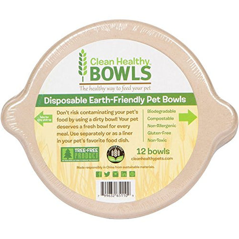 Disposable, earth friendly bowls make raw feeding easy!
