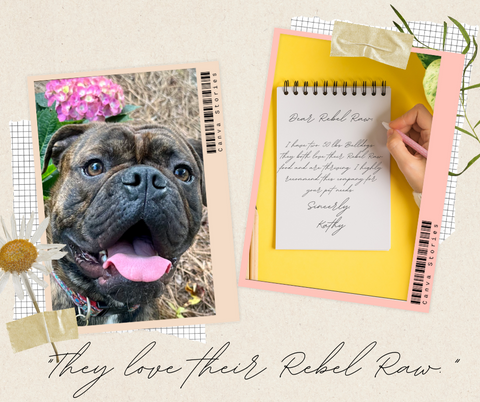 They both love their Rebel Raw food and are thriving.