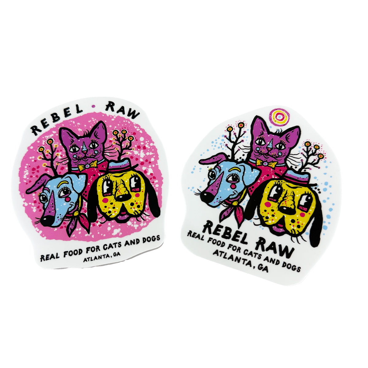 Sticker Rabel Sticker Pack x BlackCatTips - Rebel Raw