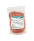 Package of 16 oz Rebel Raw Chicken + Salmon Vibes cat food on a white background