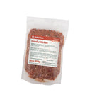 Package of Rebel Raw Comfy Chicken 16 oz dog food on a white background
