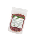 Package of Rebel Raw Perfectly Pork 8oz dog food with a label on a white background