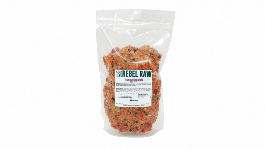 Pre portioned sales raw dog food